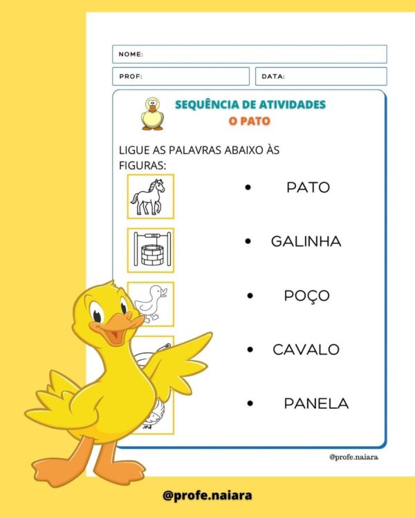 Sequências didáticas O Pato Vinicius de Moraes - Image 2