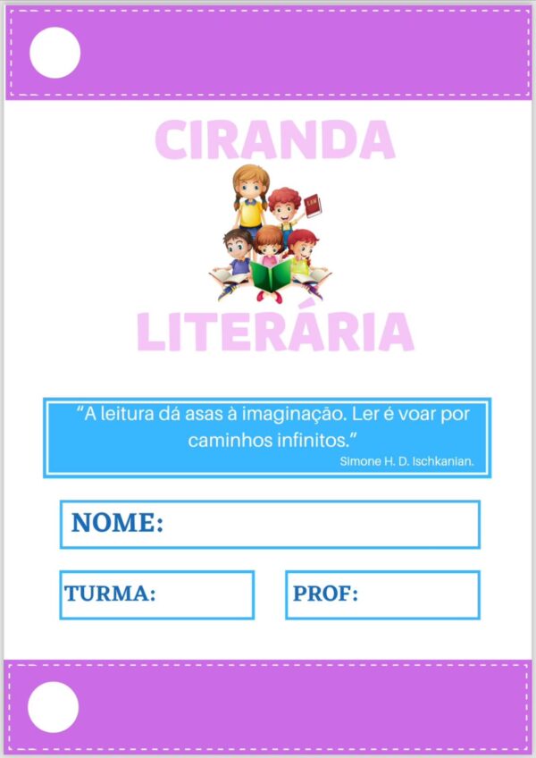 Projeto literário Ciranda Literária