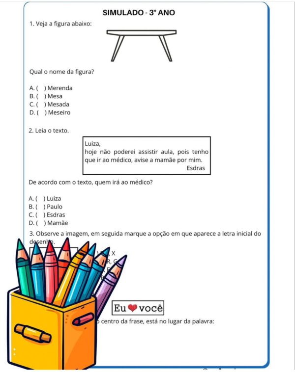 Simulado 3° ano - Image 11