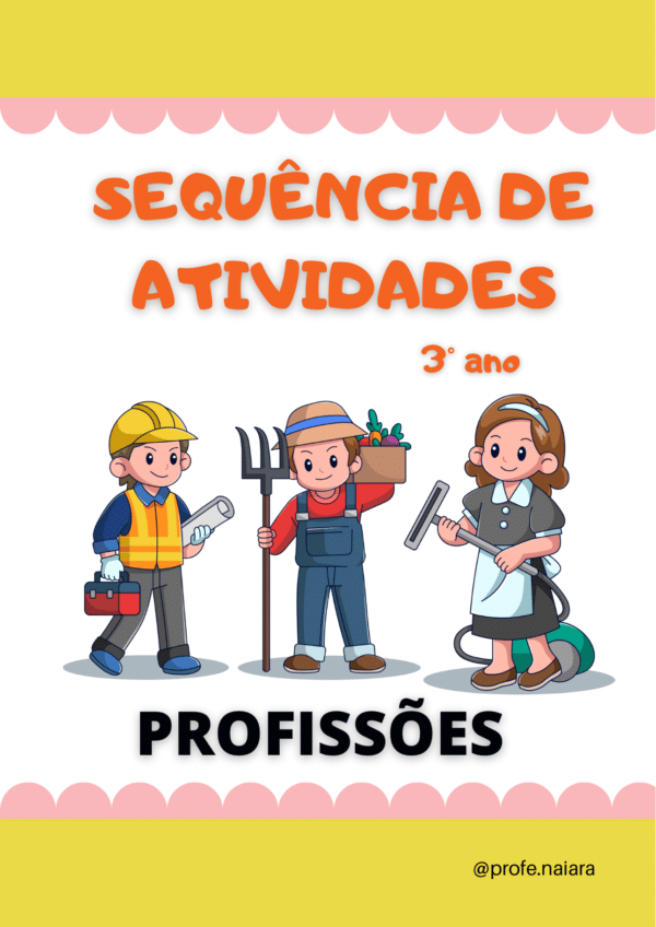 Sequência de atividades Profissões 3° ano