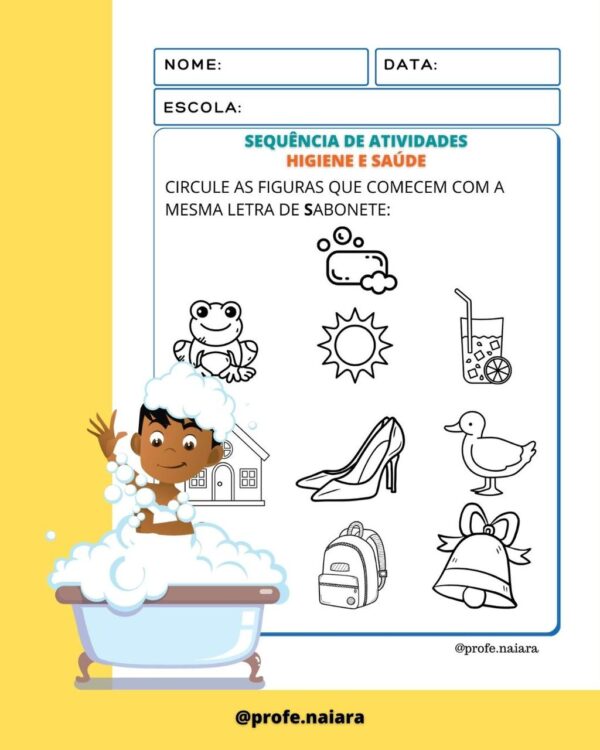 Sequência de Atividades Higiene e Saúde - Image 7