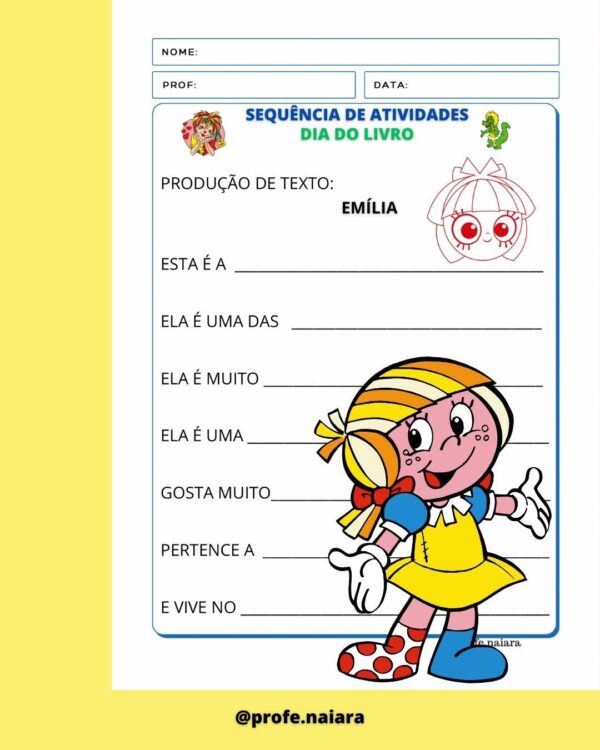 Sequência de atividades Dia do Livro 2° ano - Image 4