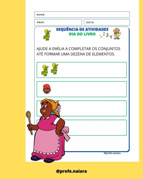 Sequência de Atividades: Dia do livro 1° ano - Image 6