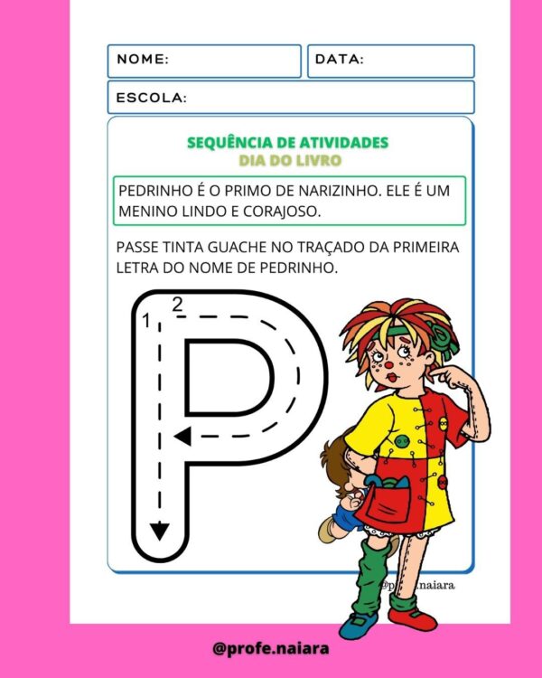 Sequência dia do Livro Educação infantil - Image 6