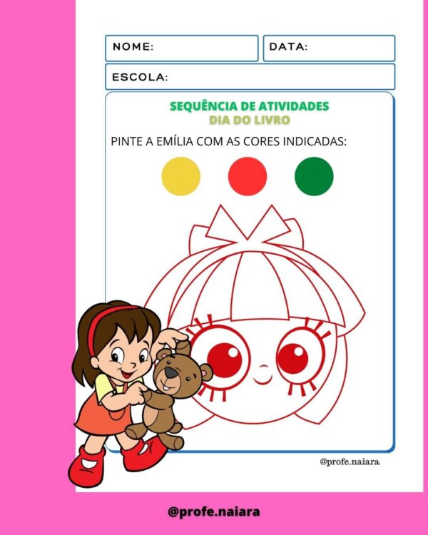 Sequência dia do Livro Educação infantil - Image 12