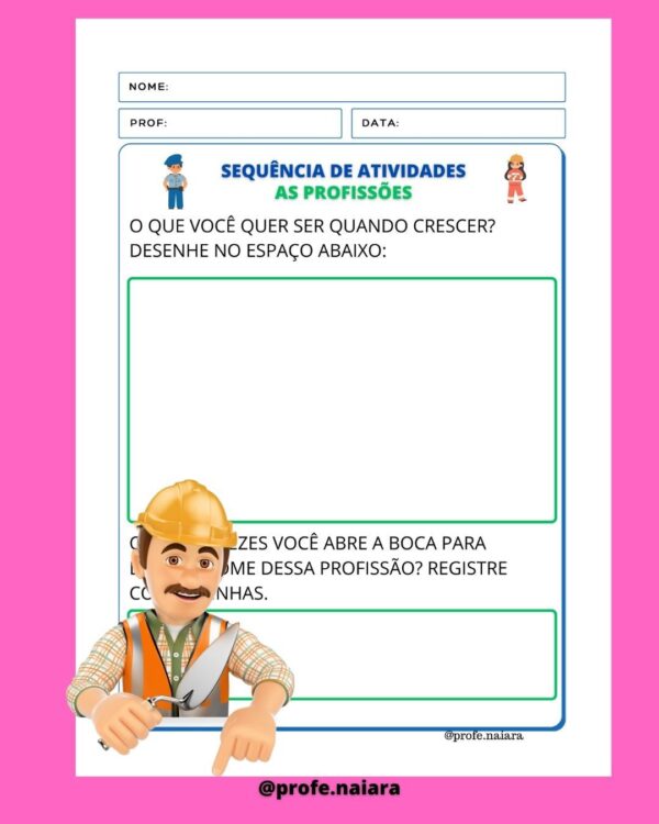 Sequência de atividades Profissões - Image 8