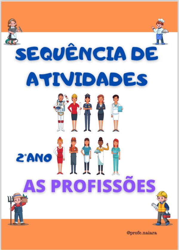 Sequência de atividades Profissões 2° ano