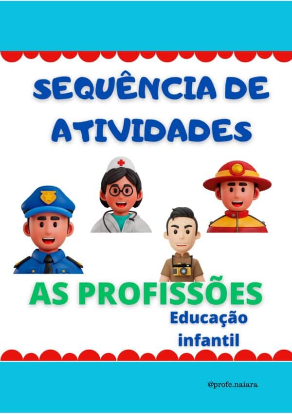 Sequência de atividades As profissões