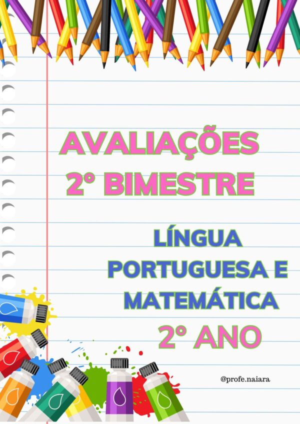 Avaliações 2° bimestre 2° ano