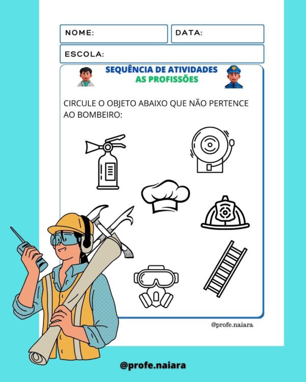 Sequência de atividades As profissões - Image 7