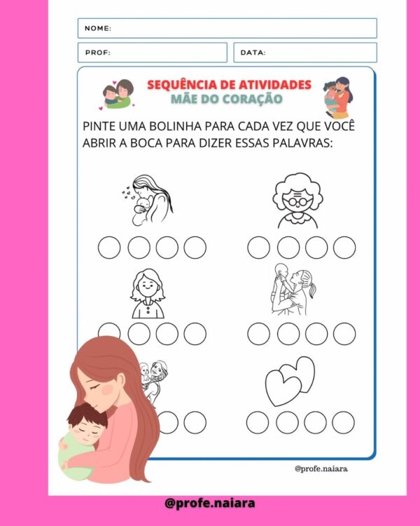 Sequência de atividades Mamãe do coração 1° ano - Image 8