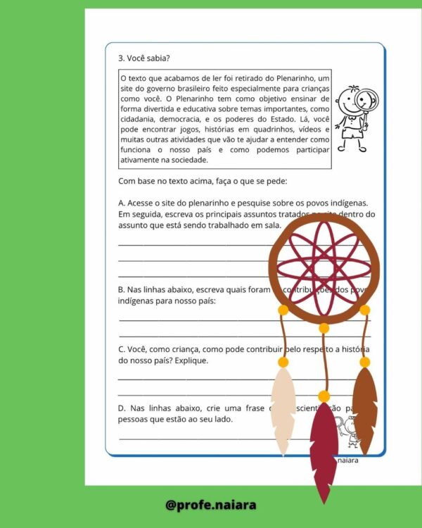 Sequências de atividades Povos indígenas - Image 12