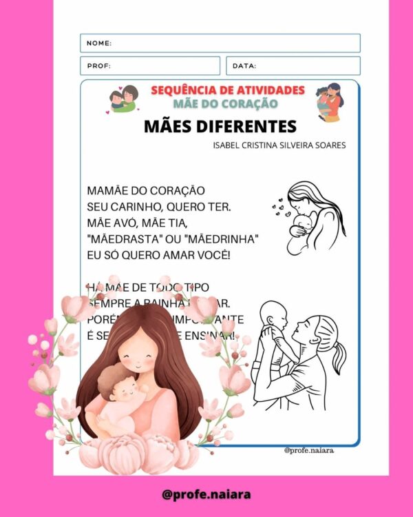 Sequência de atividades Mamãe do coração 1° ano - Image 10