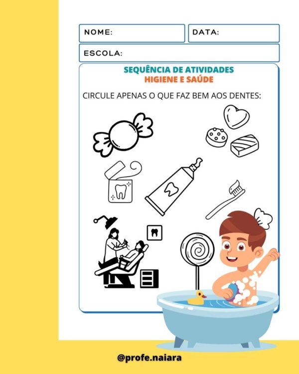 Sequência de Atividades Higiene e Saúde - Image 10