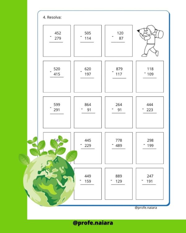 Sequência de atividades Meio ambiente matemática 3° ano - Image 4