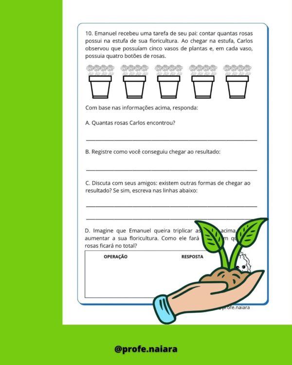 Sequência de atividades Meio ambiente matemática 3° ano - Image 3