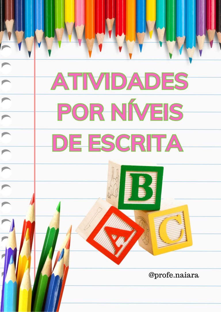 Atividades por níveis de escrita – Naiara Materiais Pedagógicos
