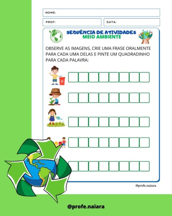 Sequência de Atividades Meio Ambiente 1° ano - Image 8