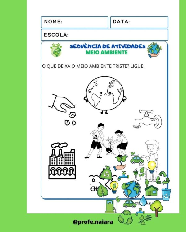 Sequência de atividades Meio Ambiente Educação infantil - Image 7