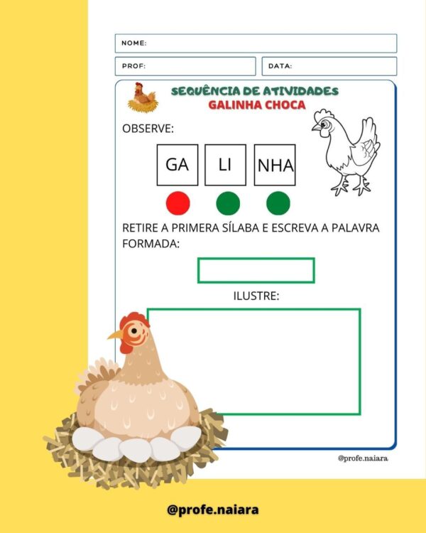 Sequência de atividades Galinha Choca - Image 4