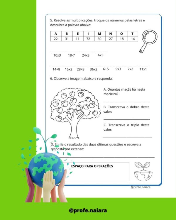 Sequência de atividades Meio ambiente matemática 3° ano - Image 8