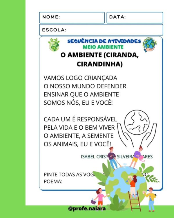 Sequência de atividades Meio Ambiente Educação infantil - Image 9