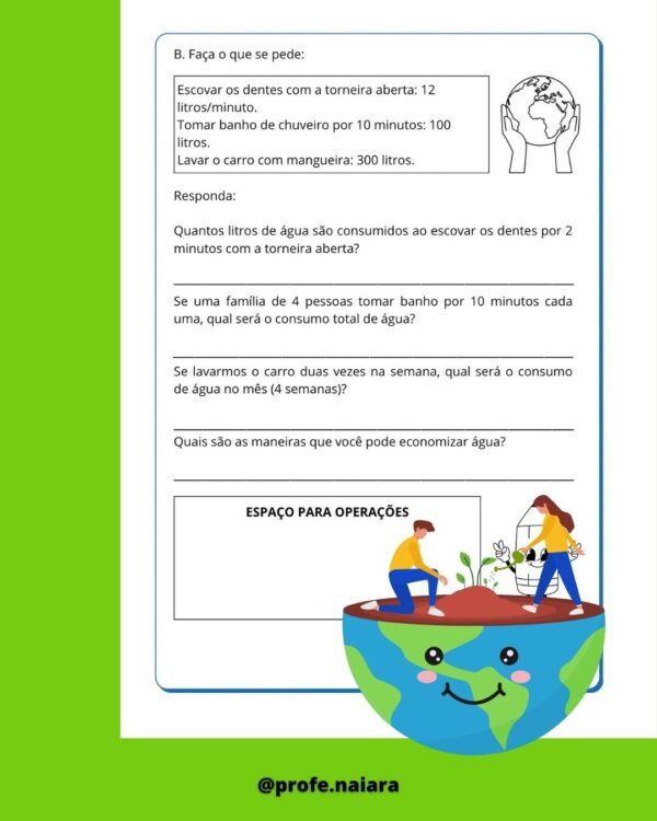 Sequência de atividades Meio ambiente matemática 3° ano - Image 9