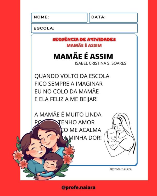 Sequência de atividades Mamãe é assim - Image 9