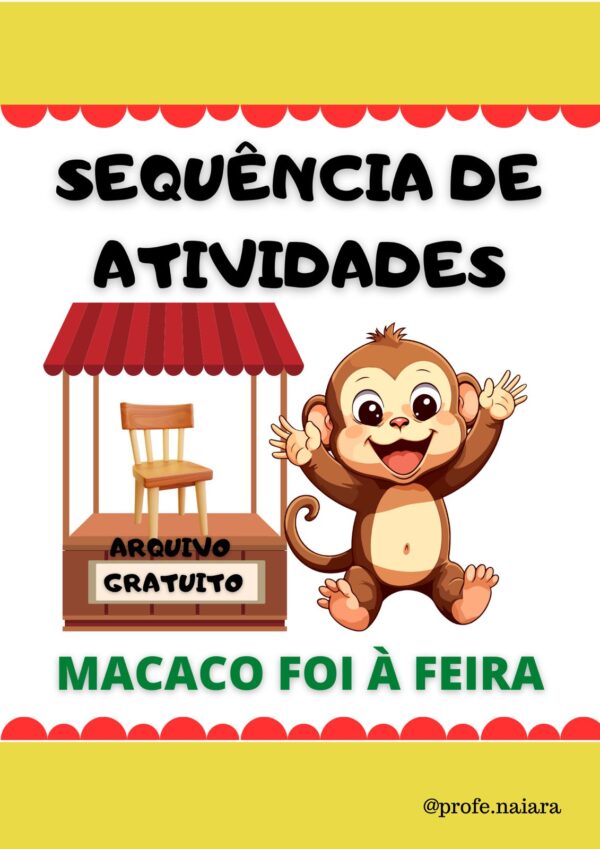 Sequência de atividades Macaco foi à Feira