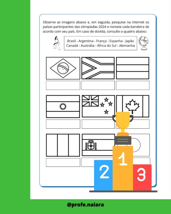 Sequência de atividades Olimpíadas 3° ano - Image 6