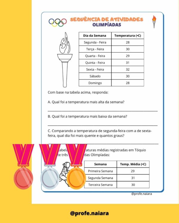 Sequência de atividades Olimpíadas 4° ano - matemática - Image 6