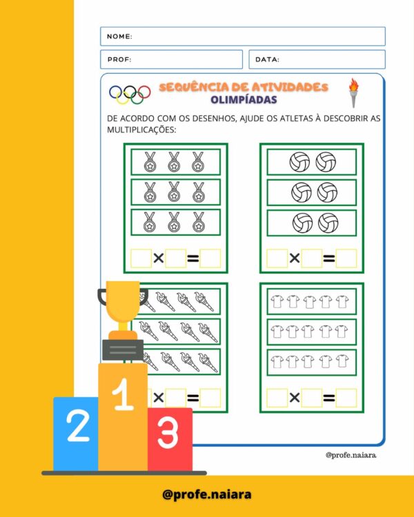 Sequência de atividades Olimpíadas 2° ano Matemática - Image 4