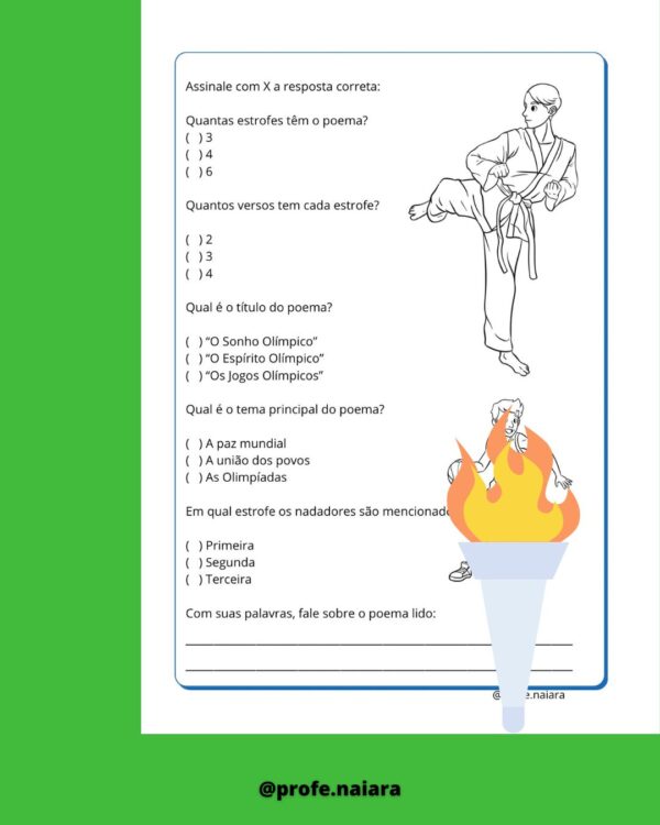 Sequência de atividades Olimpíadas 3° ano - Image 4