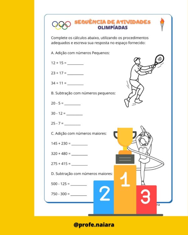 Sequência de Atividades Olimpíadas Matemática - 3° ano - Image 8