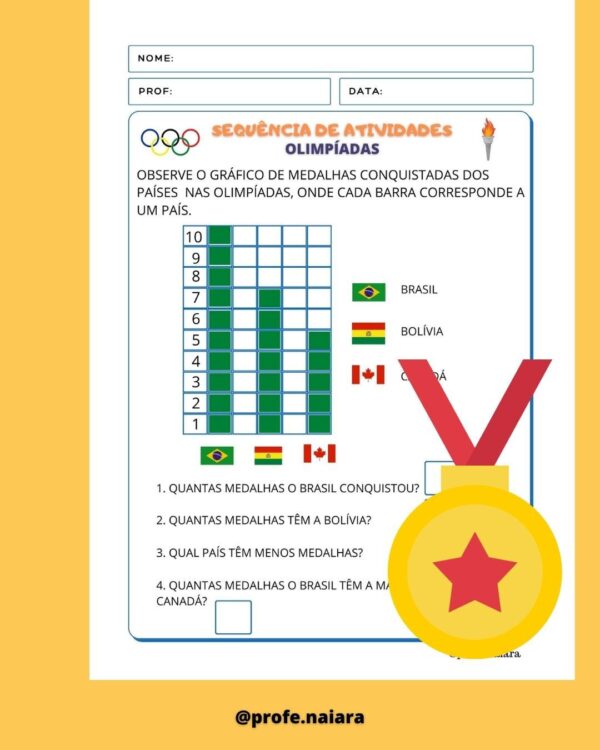 Sequência de atividades Olimpíadas 1° ano Matemática - Image 4