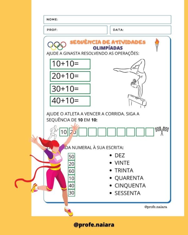 Sequência de atividades Olimpíadas 1° ano Matemática - Image 5