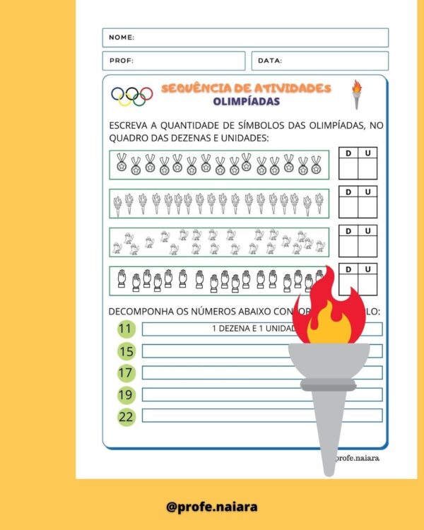 Sequência de atividades Olimpíadas 1° ano Matemática - Image 7