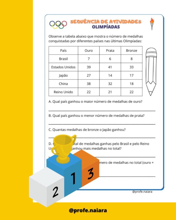 Sequência de Atividades Olimpíadas Matemática - 3° ano - Image 10