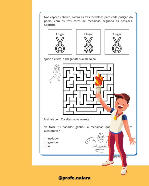 Sequência de atividades Olimpíadas 4° ano - Image 9