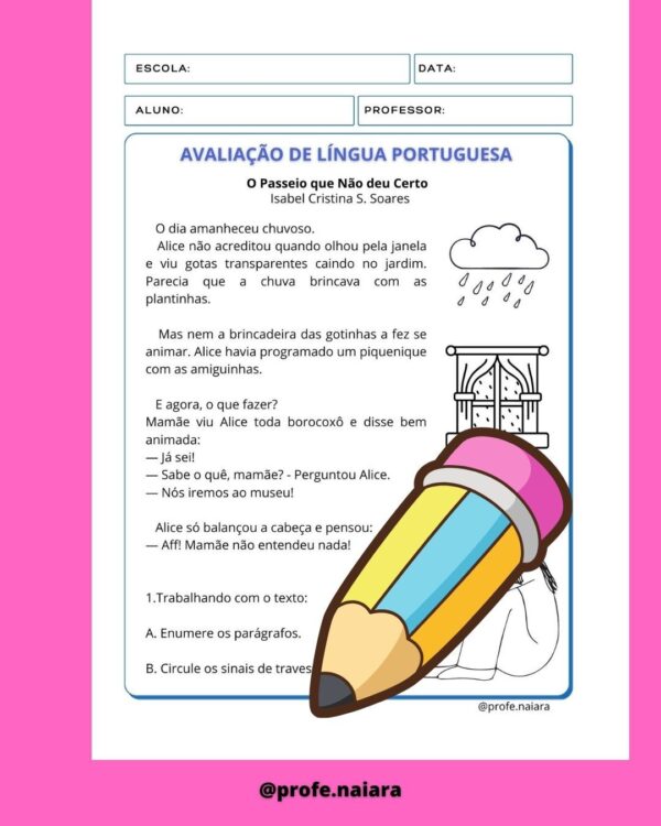 Avaliações 3° bimestre - 3° ano - Image 2