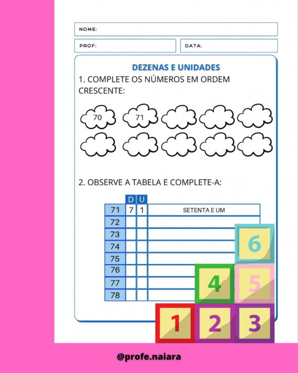 Apostila Dezenas e Unidades - Image 2