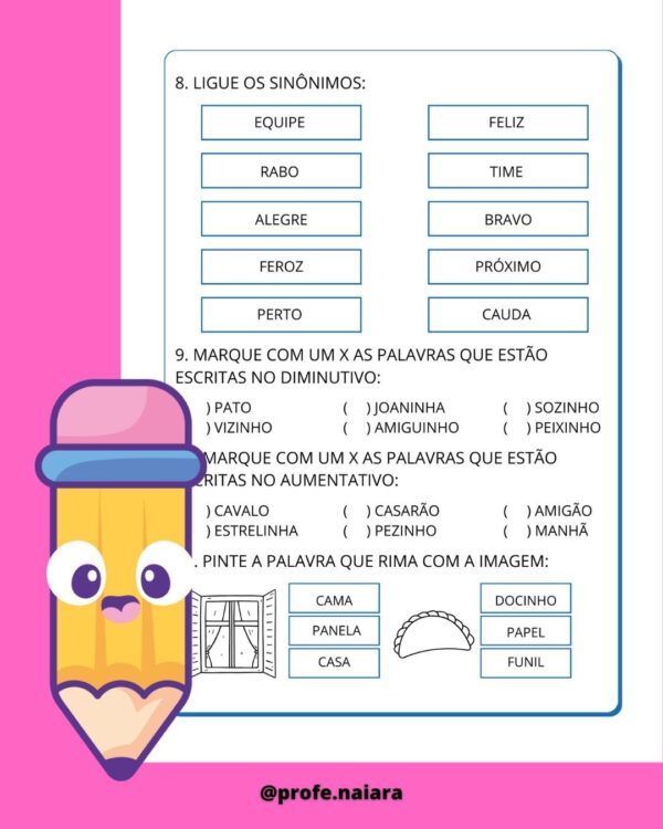 Avaliações 3° bimestre - 2° ano - Image 2