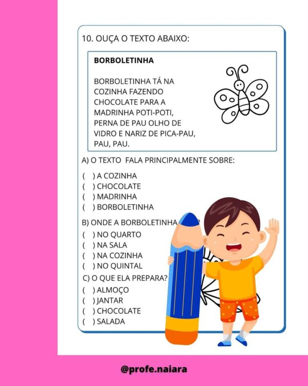 Avaliações 3° bimestre - 1° ano - Image 8