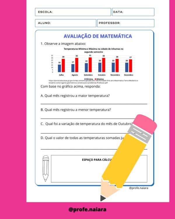 Avaliações 3° bimestre - 4° ano - Image 9