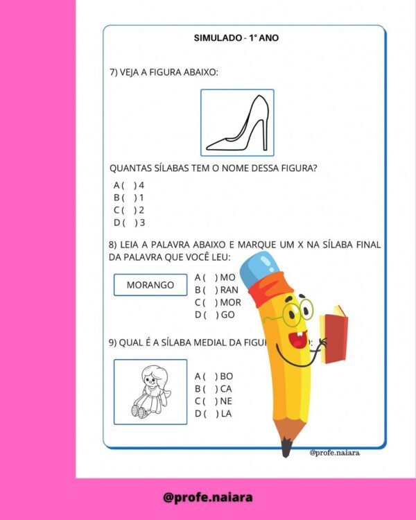 Simulado 2024 - 1° ano - Image 4
