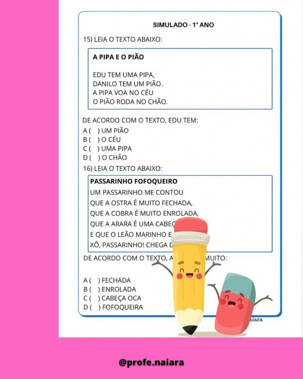 Simulado 2024 - 1° ano - Image 7