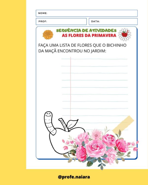 Sequência de atividades livro: As flores da primavera 2° ano - Image 4