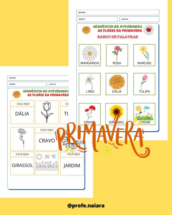 Sequência de atividades livro: As flores da primavera 2° ano - Image 6