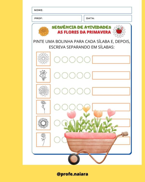 Sequência de atividades livro: As flores da primavera 2° ano - Image 8