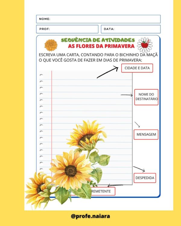 Sequência de atividades livro: As flores da primavera 2° ano - Image 12